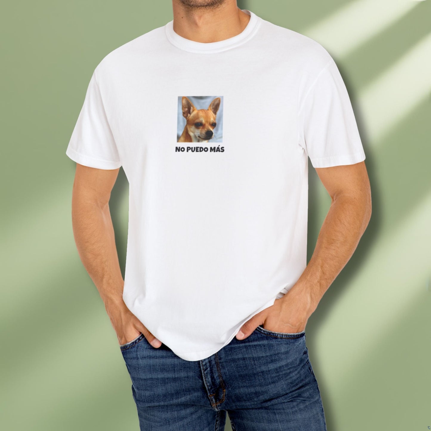 No puedo mas quote T-shirt for dog lovers on model