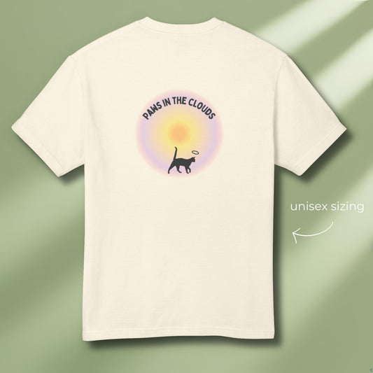 Cat memorial T-shirt for cat lovers backside